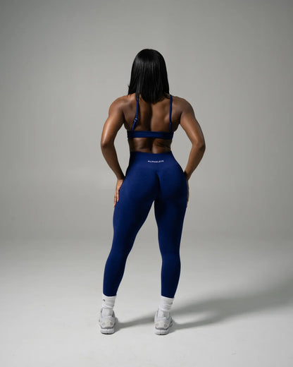 Pump Mid Rise Legging - Indigo | Workout Leggings | Alphalete