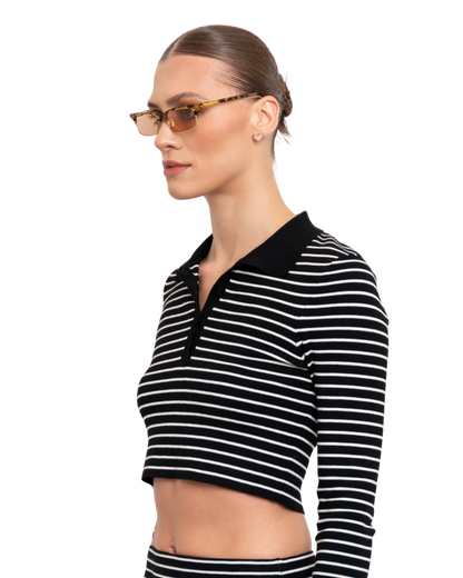 Iris - Yellow Tortoise Sunglasses