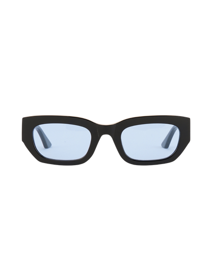 Ivy - Blue on Black Sunglasses