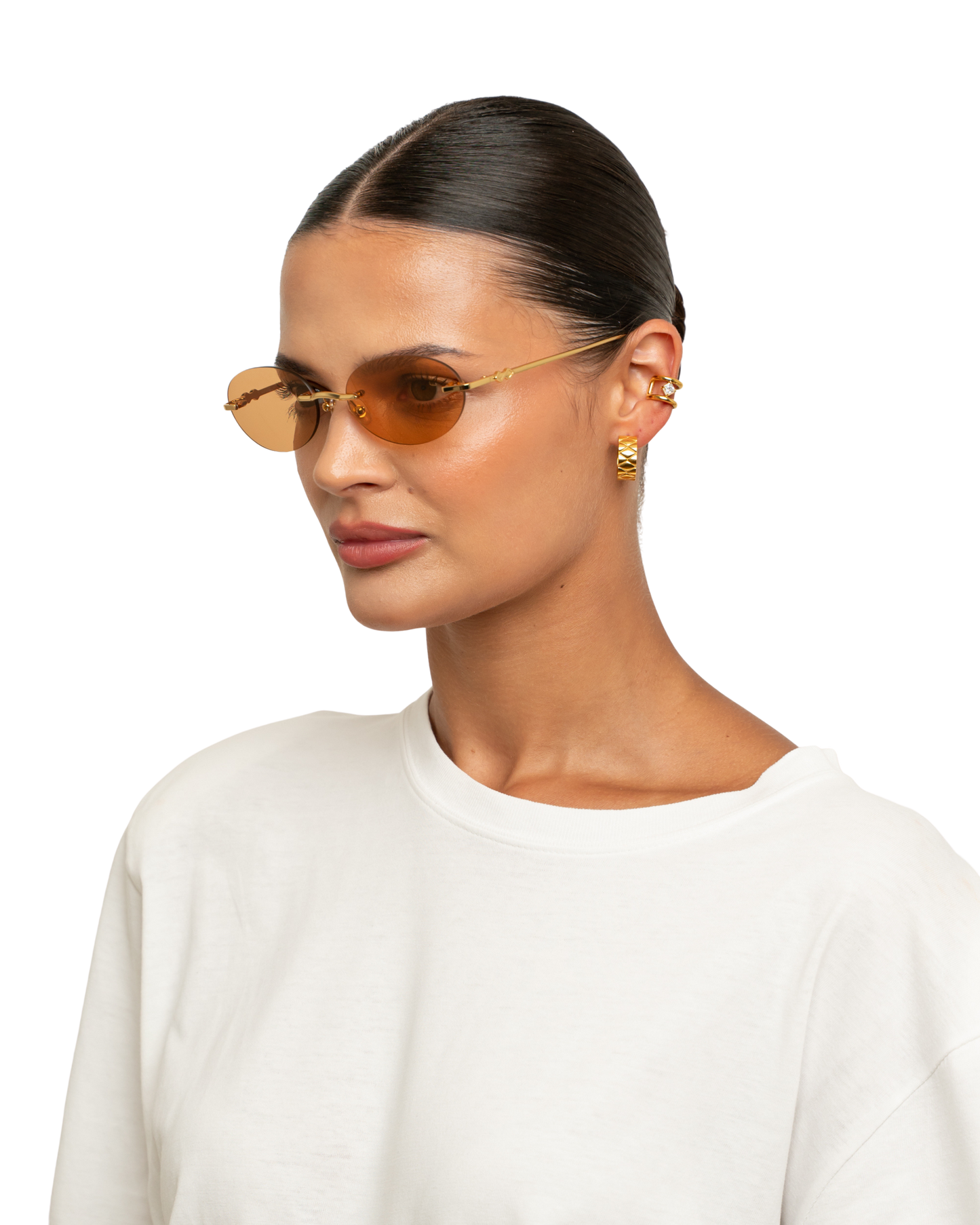 Jude - Orange Sunglasses