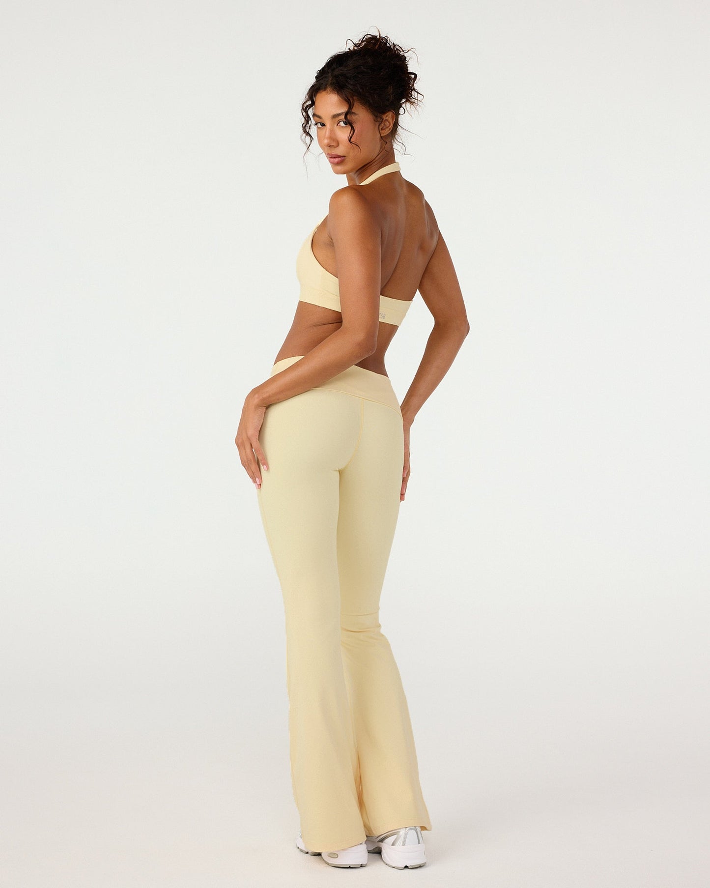 CSB Form Invisible Scrunch Flare Fold Over Leggings | Butter