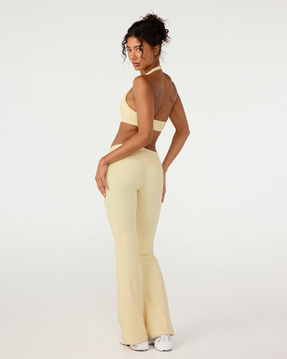 CSB Form Invisible Scrunch Flare Fold Over Leggings | Butter