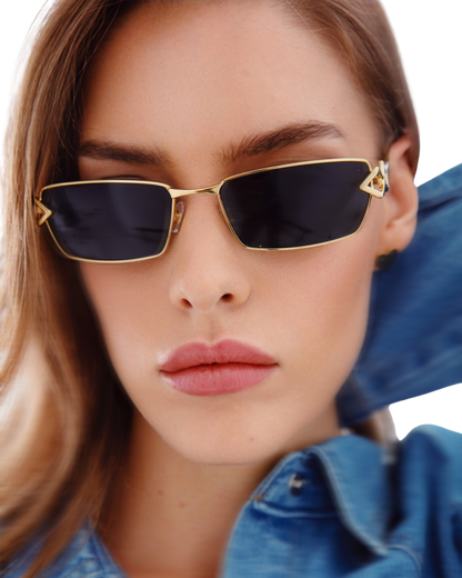 Kris - Gold Sunglasses