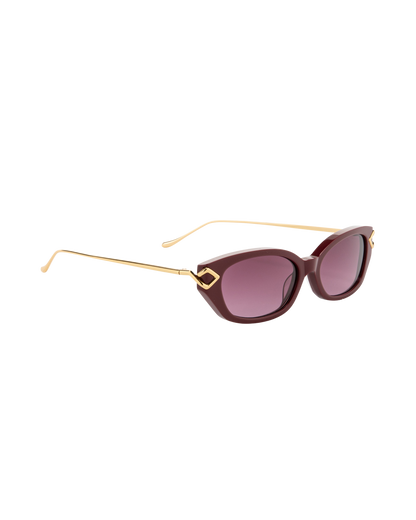 Layal - Burgundy Sunglasses
