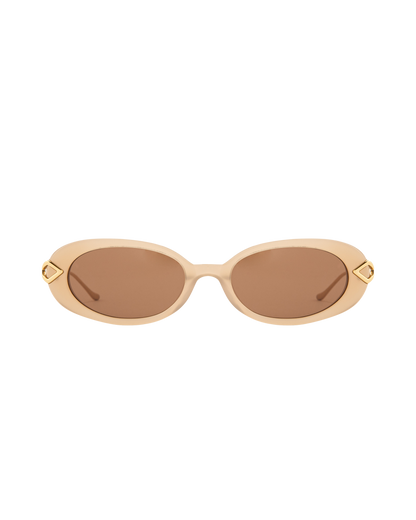Livi - Cream Sunglasses