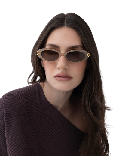 Livi - Cream Sunglasses