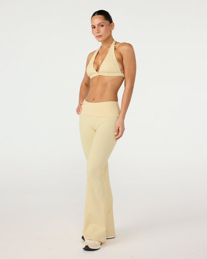 CSB Form Invisible Scrunch Flare Fold Over Leggings | Butter