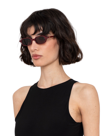 Carolyn - Burgundy Sunglasses