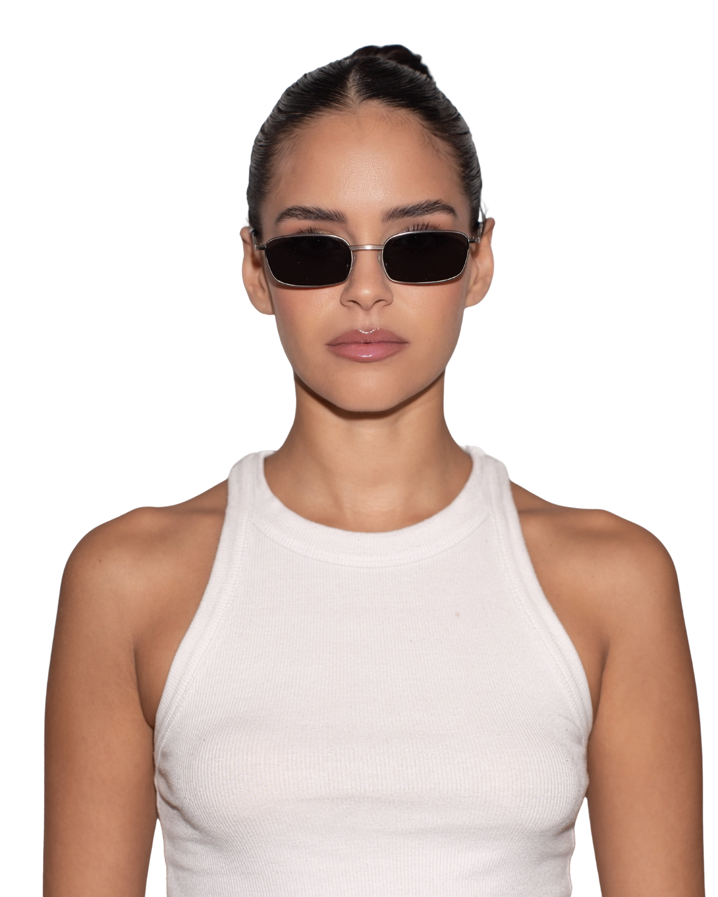 Ellis - Black on Silver Sunglasses