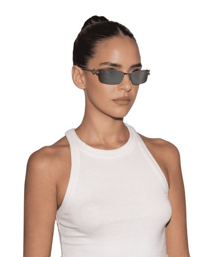 Kris - Mirror Silver Sunglasses