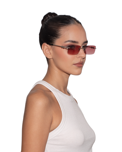 Layla - Red Ombre Sunglasses