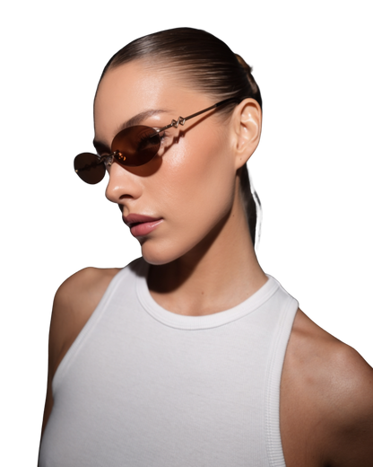 Vicky - Brown Sunglasses