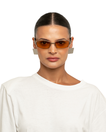 Nat - Orange Sunglasses