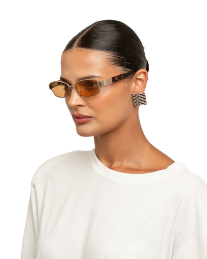 Nat - Orange Sunglasses