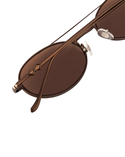 Noa - Amber Brown Sunglasses