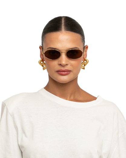Noa - Brown Sunglasses