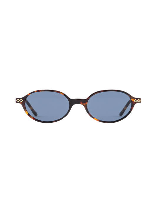 Noor - Blue on Tortoise Sunglasses