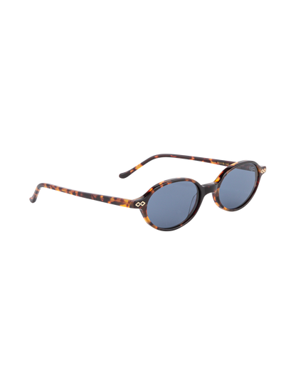 Noor - Blue on Tortoise Sunglasses