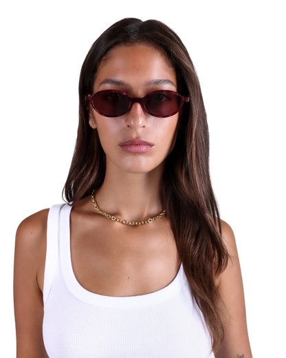 Noor - Cherry Tortoise Sunglasses