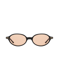 Noor - Orange on Black Sunglasses