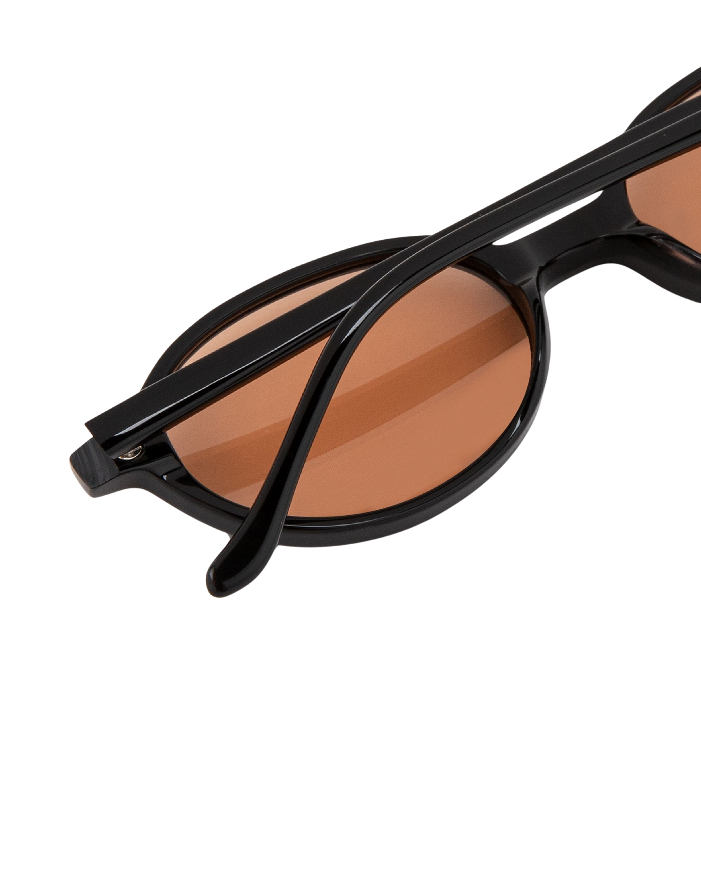 Noor - Orange on Black Sunglasses