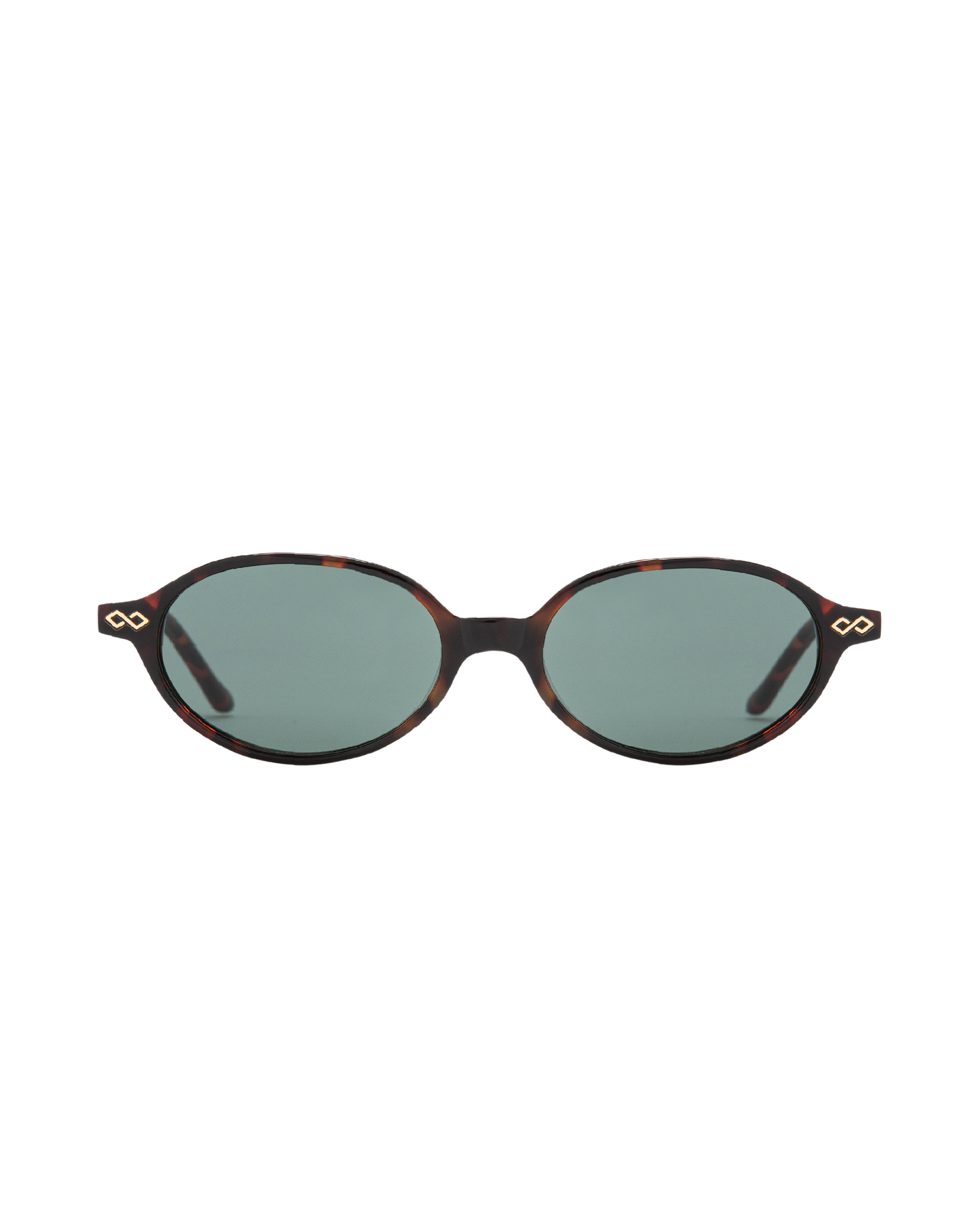 Noor - Green on Tortoise Sunglasses