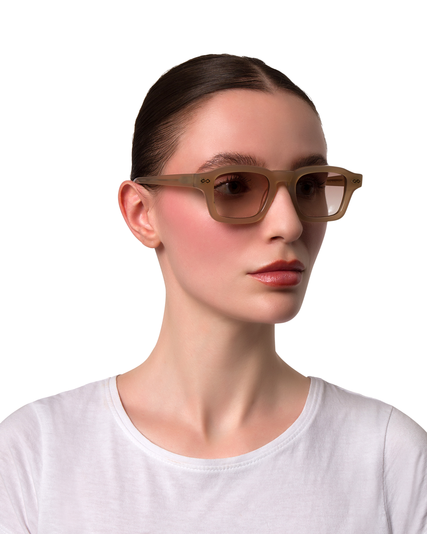 Nora - Cream Sunglasses