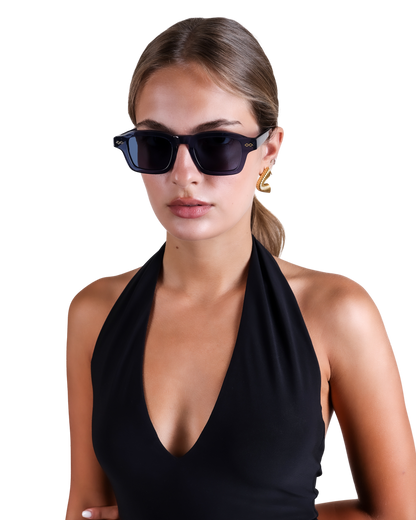 Nora - Navy Blue Sunglasses