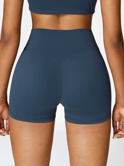 LOA Sculpt Elite Biker Short Deep Blue