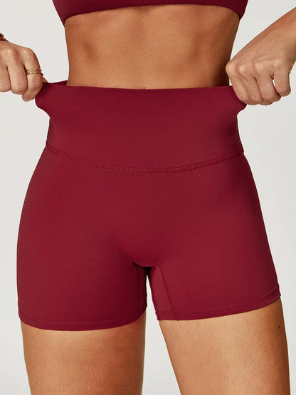 LOA Sculpt Elite Biker Short Scarlet