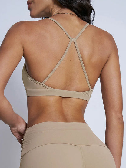 LOA SculptCore Plunge Bra Desert