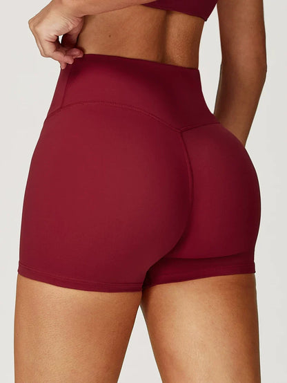 LOA Sculpt Elite Biker Short Scarlet