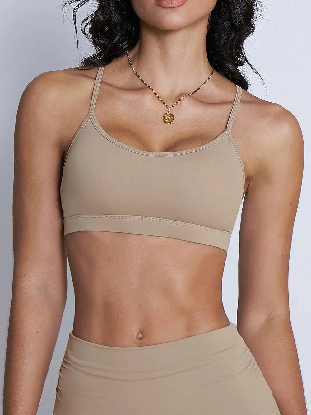 LOA SculptCore Plunge Bra Desert