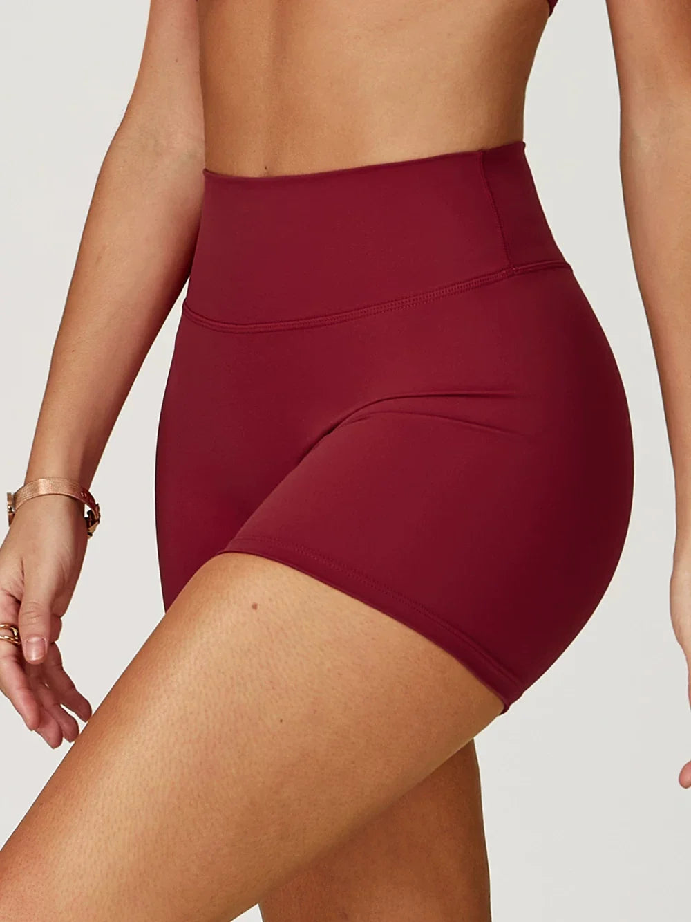 LOA Sculpt Elite Biker Short Scarlet