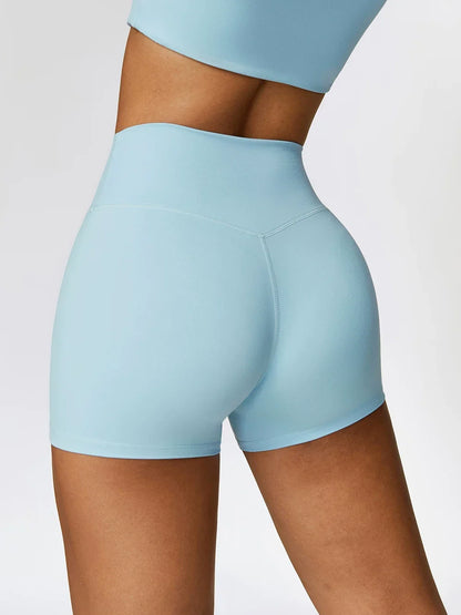 LOA Sculpt Elite Biker Short Ice Blue