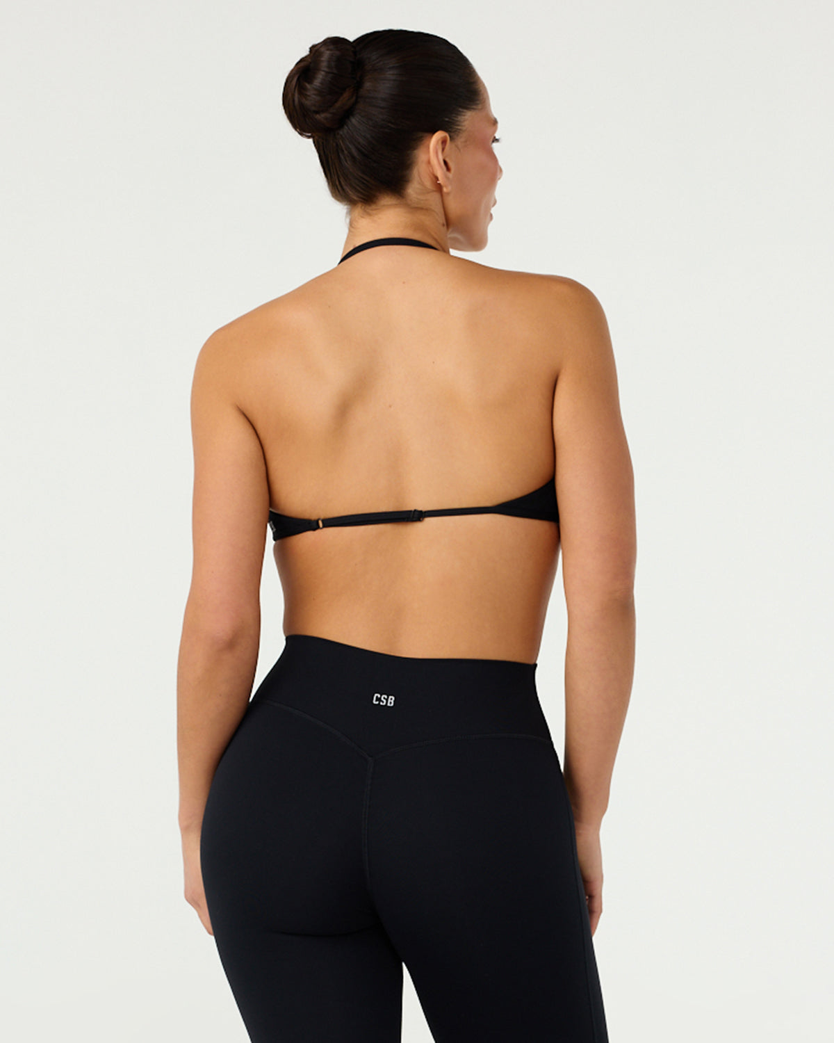 CSB Form Micro Halter V Crop | Black