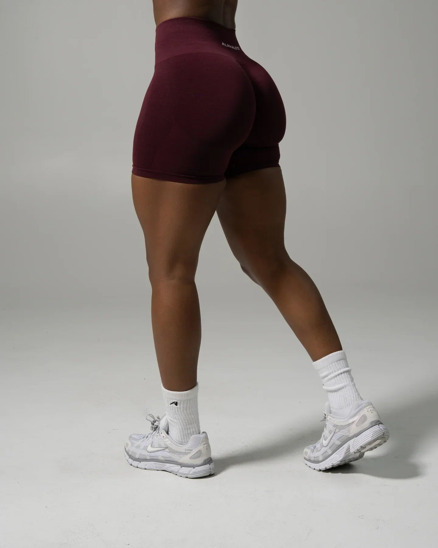 Pump Mid Rise Short - Merlot | Workout Clothes For Women | Alphalete