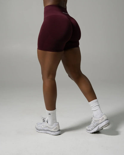 Pump Mid Rise Short - Merlot | Workout Clothes For Women | Alphalete