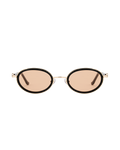 Rea - Orange on Black Sunglasses