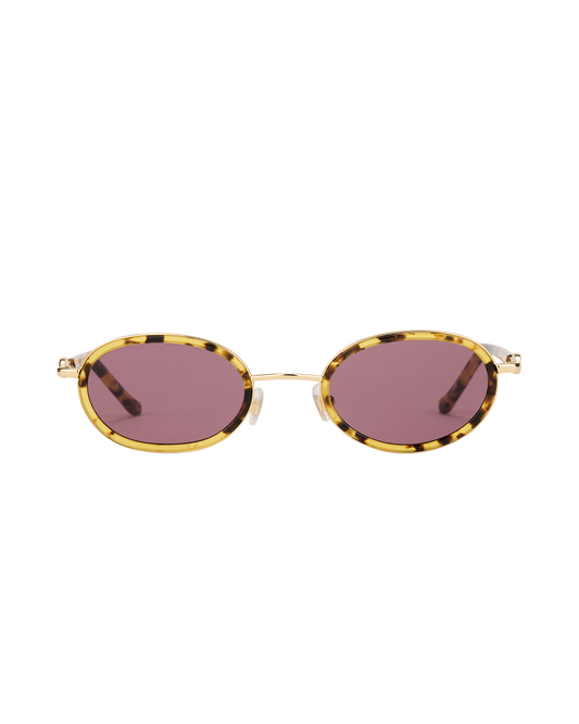 Rea - Yellow Tortoise Sunglasses