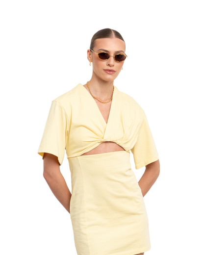 Rea - Yellow Tortoise Sunglasses