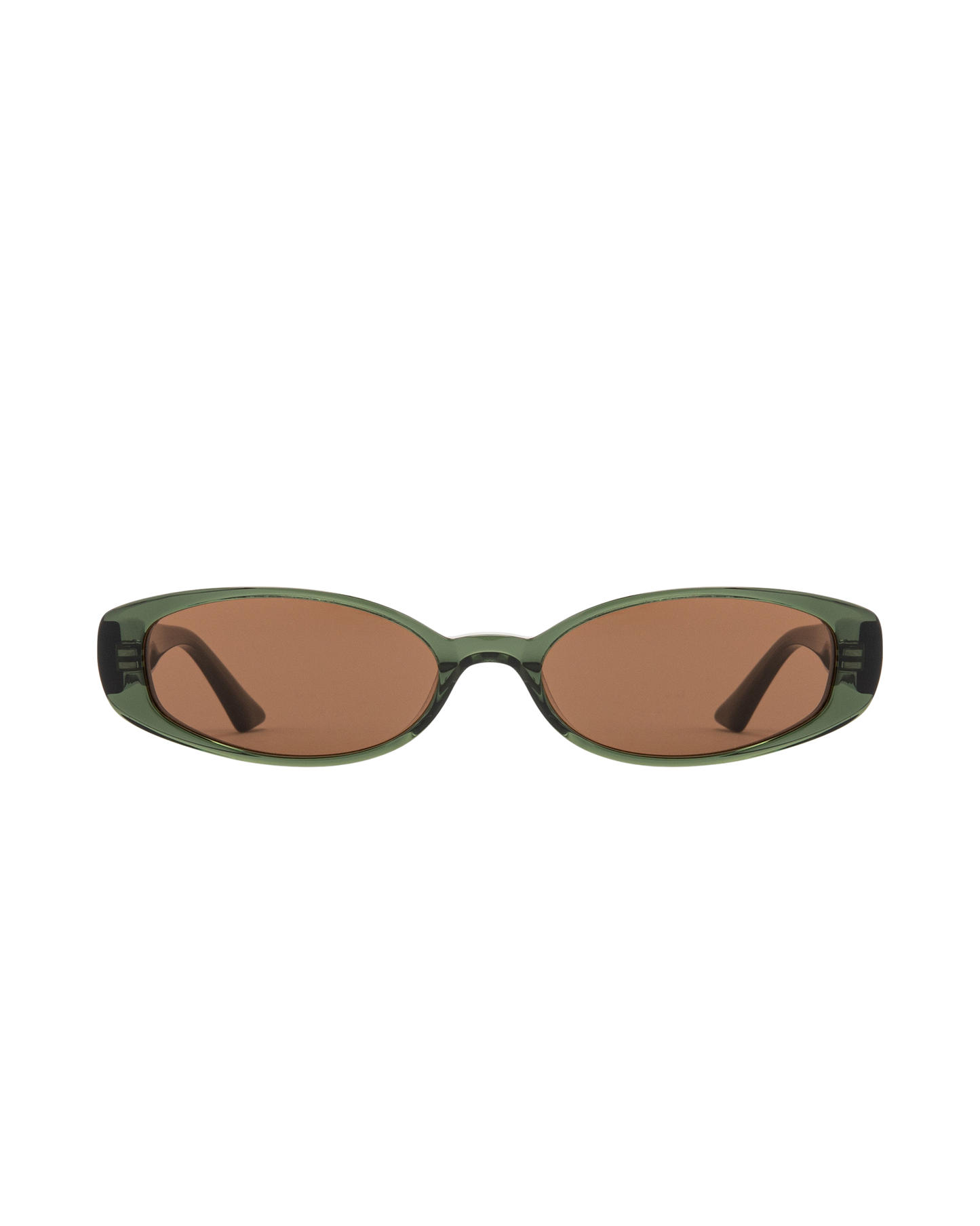 Rio - Brown on Olive Sunglasses
