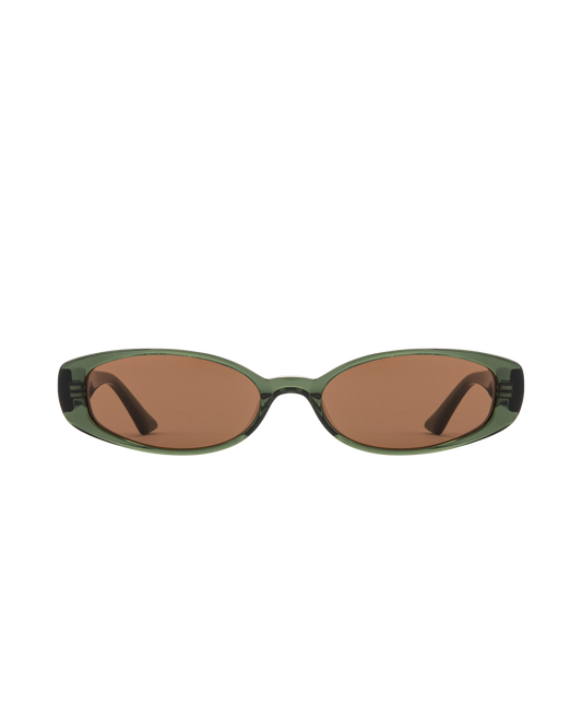 Rio - Brown on Olive Sunglasses