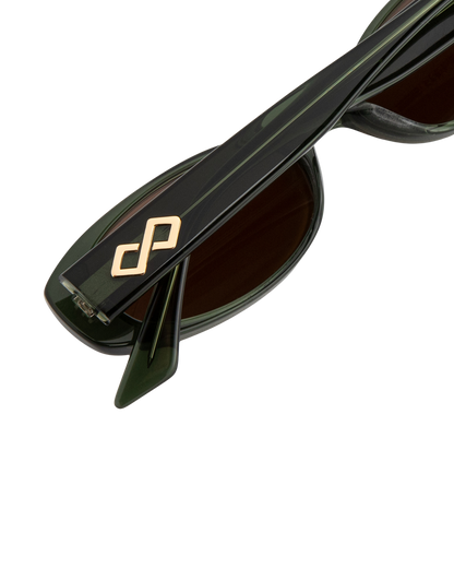 Rio - Brown on Olive Sunglasses