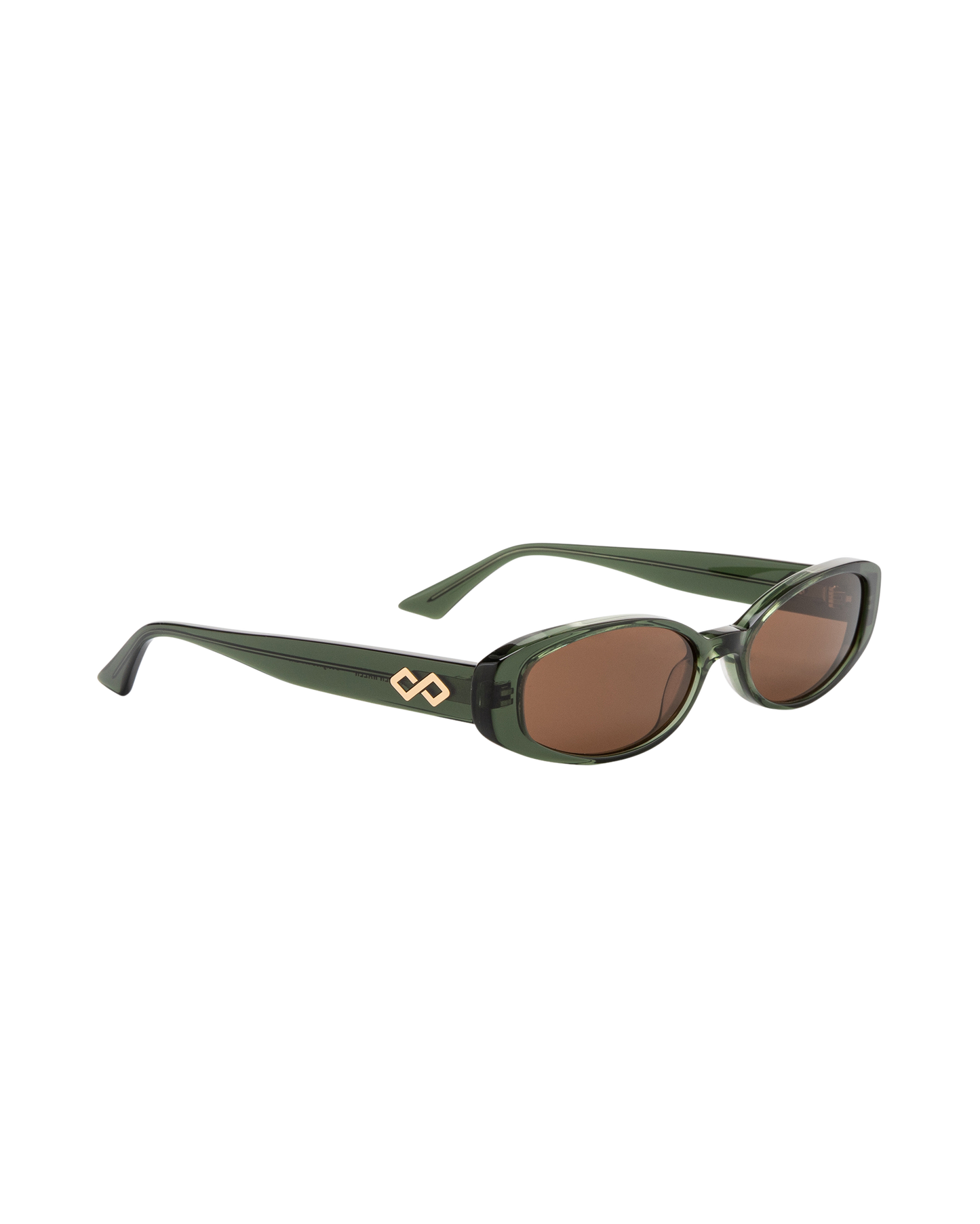 Rio - Brown on Olive Sunglasses