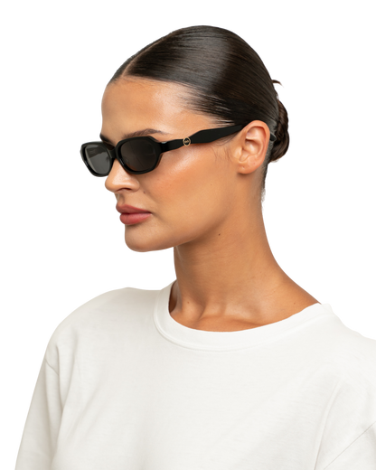 River - Black Sunglasses