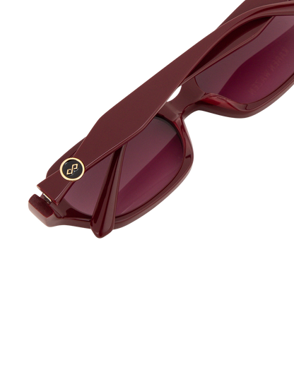 River - Burgundy Sunglasses