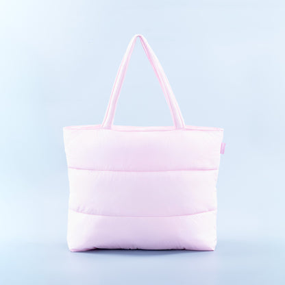 DFYNE Puffer Tote Bag Light Rose Pink