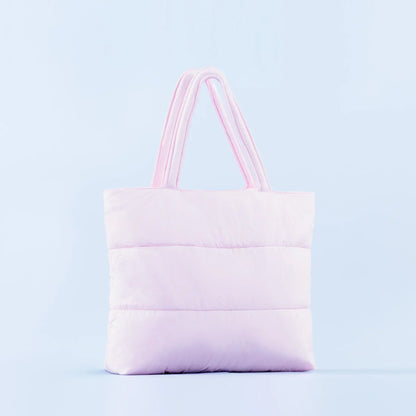 DFYNE Puffer Tote Bag Light Rose Pink