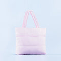 DFYNE Puffer Tote Bag Light Rose Pink